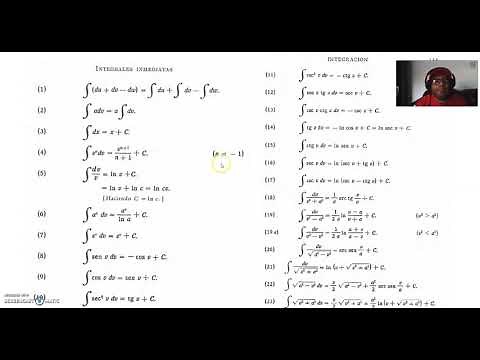 Formulario para integrales Parte1