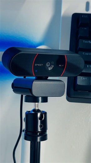 This 4K webcam might be the easiest setup upgrades you can make👀 @emeet_official