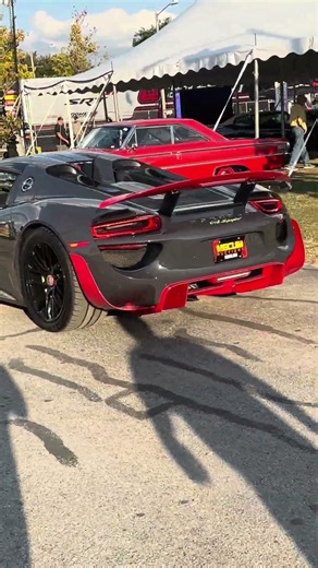 A 2017 Lambo Aventador & 2015 918 Spyder Weisssach on the run at Mecum Kissimmee 2026