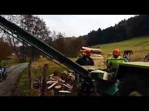 Brennholz schneiden mit Posch cutmaster 700 comfort