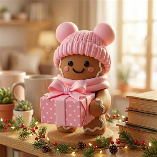 Cute Gingerbread Man STL Files: Ornament, Standing, Figure | Christmas 3D Print Model | Holiday Decor Digital Download - Etsy