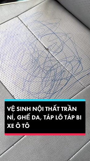 Cách Tẩy Mực Bút Bi Trên Ghế Da và Trần Nỉ Ô Tô