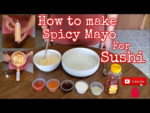How to make spicy mayo for sushi-easy sushi sauce recipe