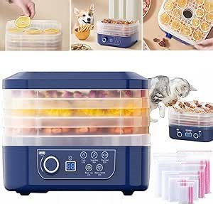Food Freeze Dryer Machine for Home, Multi-Layer Smart Freeze Dryer, Digital Adjustable Timer & Temperature Control, Compact Food Dehydrator for Fruits, Veggies, Meats & Pet Treats (Blue, 3 layers)