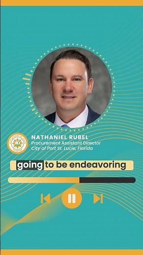 Nathaniel Rubel on Continuous Learning in The Procurement Field