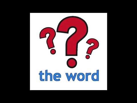 What's the Word Today? _ _ _ _