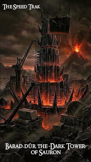 The Most Terrifying Tower Ever Created | Barad dûr, the Dark Tower of Sauron