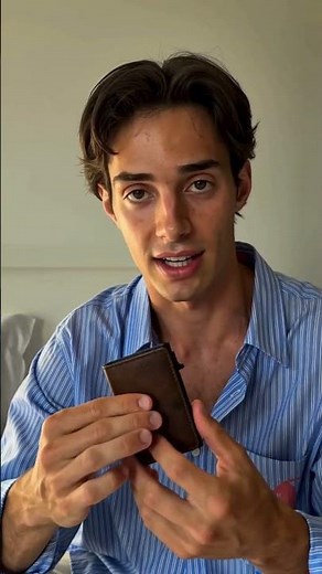 Your old leather wallet is way too bulky, try this instead!