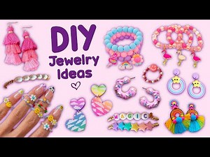 12 DIY Handmade Jewelry Ideas - Bracelet, Necklace, Handmade Cute Rings and more..