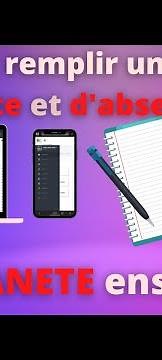 comment remplir le cahier de texte et d'absence en ligne sur la plateforme planète ❓