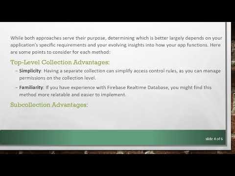 Splitting Access Levels for Sensitive User Data in Cloud Firestore