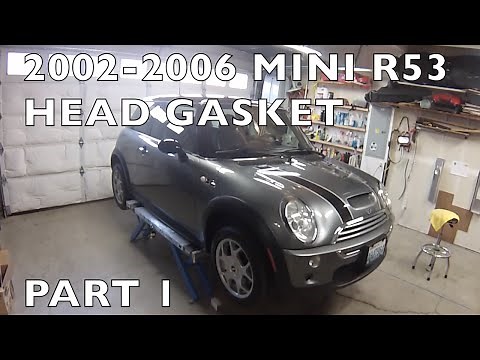 How to Replace MINI Cooper Cylinder Head/Gasket 2002-2006 R53 Part 1