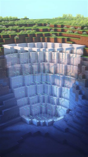 Minecraft Underwater Base 💦 Full tutorial is on my channel!