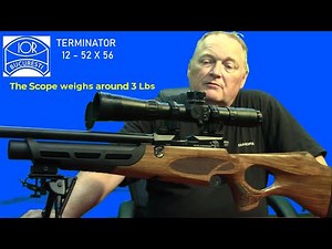 The IOR Terminator 12-52x56 rifle scope