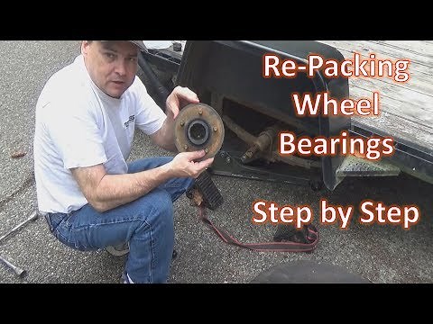 How to repack wheel bearings - step by step