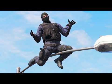 GTA 5 Epic Jump Fails & Funny Physics Moments Ragdoll Chaos #7
