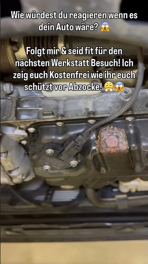Abgezockt? Nicht mit uns! “Der Hersteller wollte gleich die ganze Ölwanne ersetzen 😱#shorts