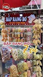 [60s] 🍿 Fragrant popcorn cart with 7 flavors 🍿 #shorts #food