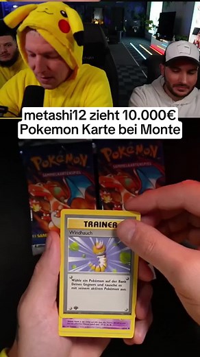 Metashi12 Unboxed 10,000€ Pokémon Card with Monte
