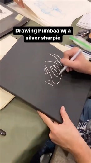 Drawing Pumbaa by Tony Bancroft #shorts