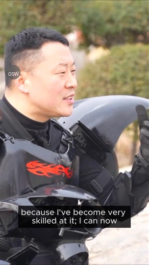 Meet the Chinese Iron Man A blogger in north-central China has gone viral after delivering food in a self-built metal exoskeleton made from scrap parts, earning online fame — and fresh attention to the daily grind of delivery workers. #GSWNews #China #IronMan #Entertainment | Global South World