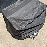 Waterproof Generator Covers for Outside, Heavy Duty Thicken 900D Polyester Fabric Portable Generator Covers Universal Fits for Most Generators 5000-10000 Watt, Black (32"L x 24"W x 24"H)