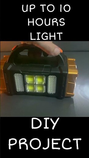 Power outage, Autonomous light. #DIYProject #18650Battery #EmergencyLight #OffGrid