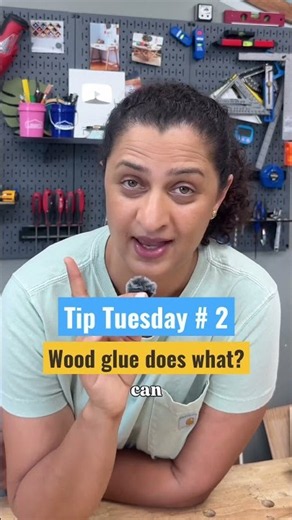 Did you know this about wood glue? More in description. #woodworkingtips