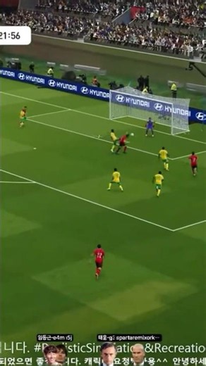 [PES Simulation] Oh Hyeon-gyu scores a goal with a clever header against South Africa