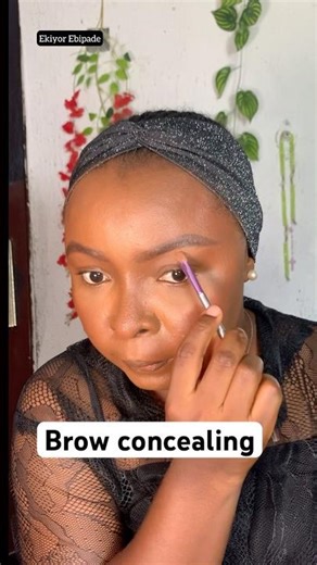 Eyebrow concealing #makeup #viralshort #makeuptutorial #newmusic #trendingshorts #youtubeshorts
