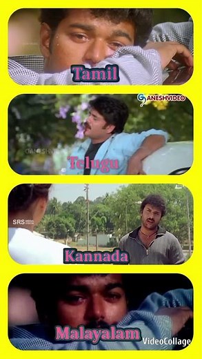 🌈 இன்னிசை பாடிவரும் Song in 4 Languages 🎦 | Multilingual Tamil Telugu Kannada Hindi | #Shorts #viral