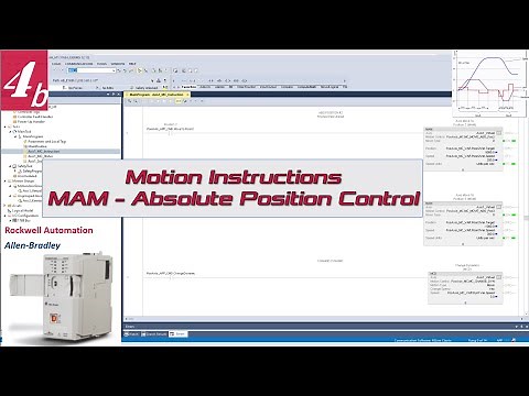 MA04b. [AB Motion Control] Rockwell Motion Instructions MAM Absolute Position Control [5/10]