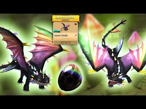 QUARTZ WRAITH - Max Level 180 — New Premium Sand Wraith Showcase | Dragons: Rise of Berk