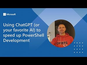 Using ChatGPT (or your favorite AI) to speed up PowerShell Development