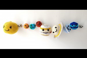 Solar System Mobile Crochet Pattern - Etsy Canada