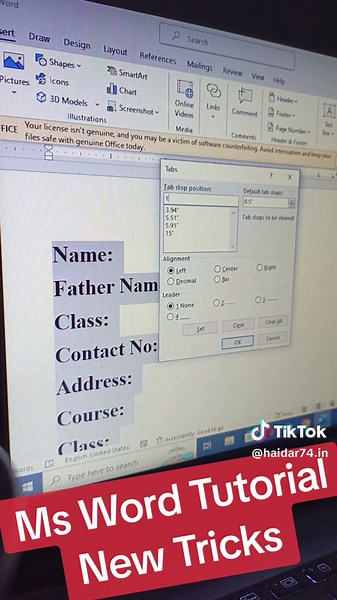 #MsOffice #WordTricks #WordTutorial #tricks