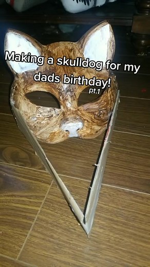 DIY Cardboard Dog Skull: Creative Art & Crafts Tutorial