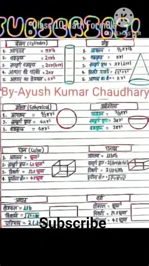 class 10th maths formula