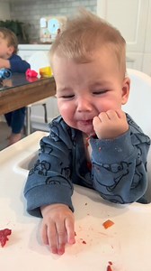 Raspberries ❌ #babyledweaning #raspberries #babysfirstfoods #yummy #littlefoodie #cute #babytok #baby #fyp #love #funny #family #happy | RTory Tha