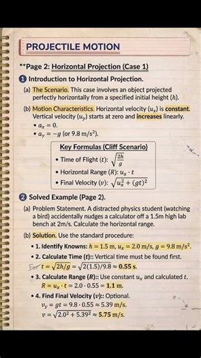 Amazing Projectile Motion Trick 🤯🎯 | Physics in Real Life | Notes