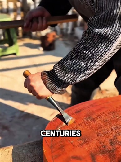 制作中国琵琶的绝技演示