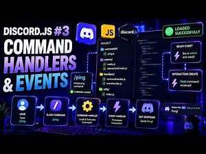 Discord.js Tutorial #3: Command Handlers & Event Handlers (Best Folder Structure)