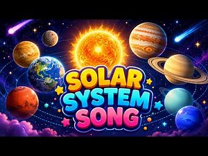 🚀 Solar System Song for Kids | Learn the Planets | Educational Nursery Rhyme
