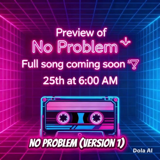 Preview of No Problem Full song coming soon🎧24th at 6:00AM #NoProblem #Preview #NewMusic #ComingSoon