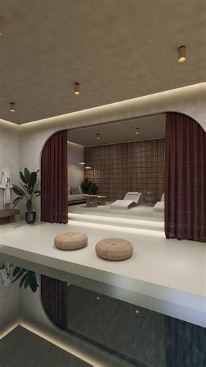Et voilà le rendu en vidéo 3D du spa tropical, entièrement réalisé sur @Coohom . Un espace pensé pour la détente, avec une ambiance naturelle et cosy 🤍 Je réalise aussi vos espaces professionnels, n’hésitez pas à m’envoyer un message pour en discuter ✨. #decoratrice #3ddesign #archi #decoration #designinterior