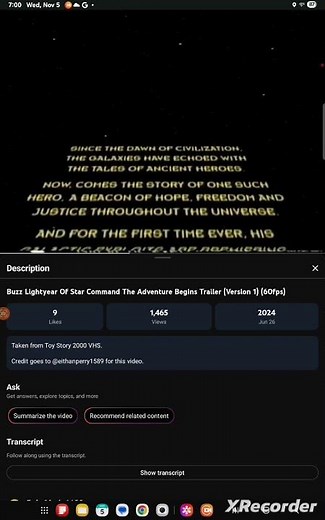 Disney's Buzz Lightyear of Star Command: The Movie Trailer #2 Teaser (2000) (August 8, 2000 Version)