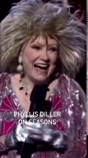 8.4K views · 323 reactions | Comedy legend Phyllis Diller in 2000 at age 83 telling the MDA telethon audience about seasons.#phyllisdiller #seasons #climatechange #california #jokes #laugh #funny | The Phyllis Diller | Facebook