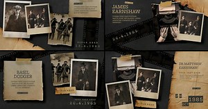 Vintage Documentary Slideshow Video Template