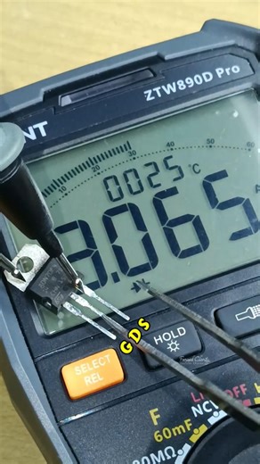 Simple and Easy to measure a mosfet using digital multimeter