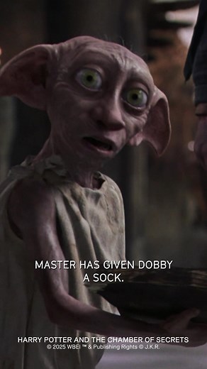 Dobby is free! The magic continues all weekend long with a #HarryPotter films 1-8 marathon on SYFY! #DanielRadcliffe #MovieClips #TheChamberOfSecrets
